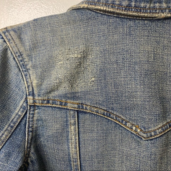 Mossimo denim distressed jean jacket - Picture 9 of 12